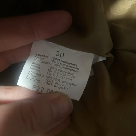 NWT gold puffer coat - Picture 4 of 4